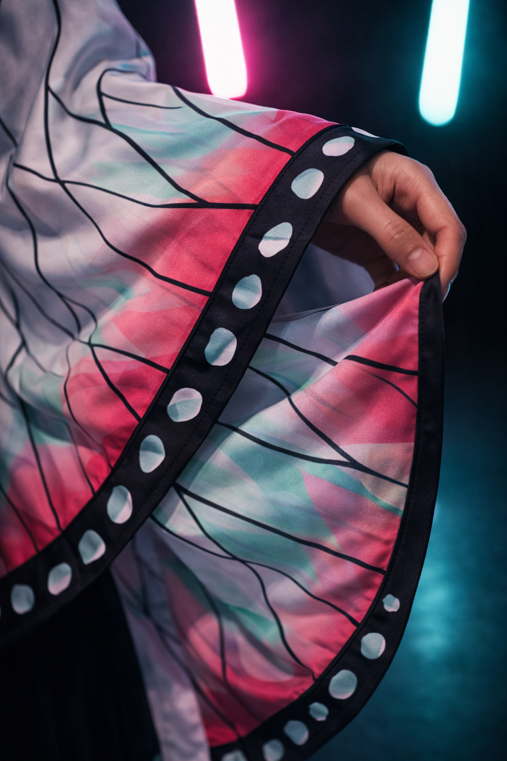 Shinobu Kocho Cosplay Cloak – Demon Slayer Butterfly Kimono Cardigan