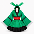 Midoriya Izuku Women’s Cosplay Costume – Anime Kimono Dress Outfit