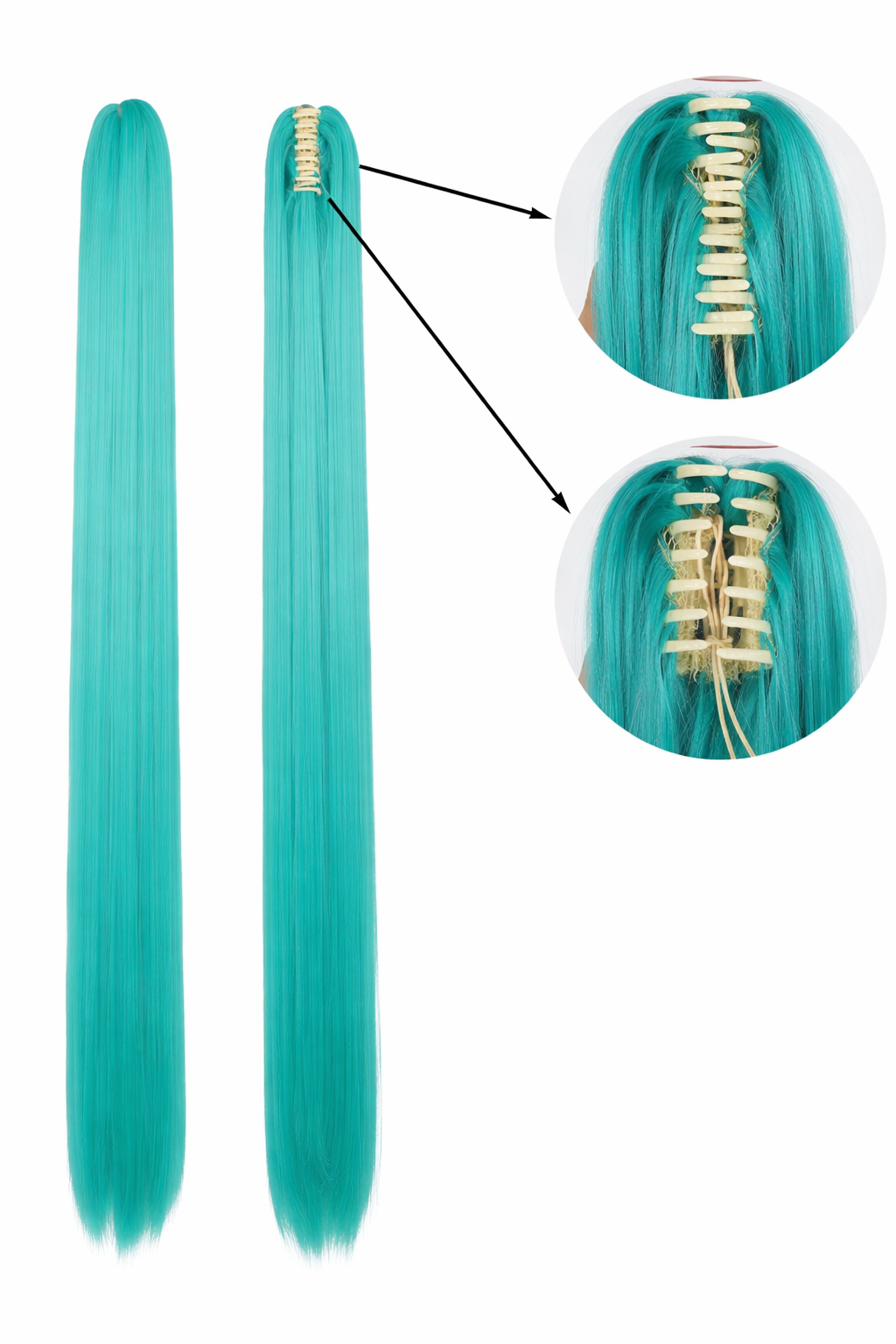 Hatsune Miku Wig – Long Twin Tail 110cm Cosplay Hair