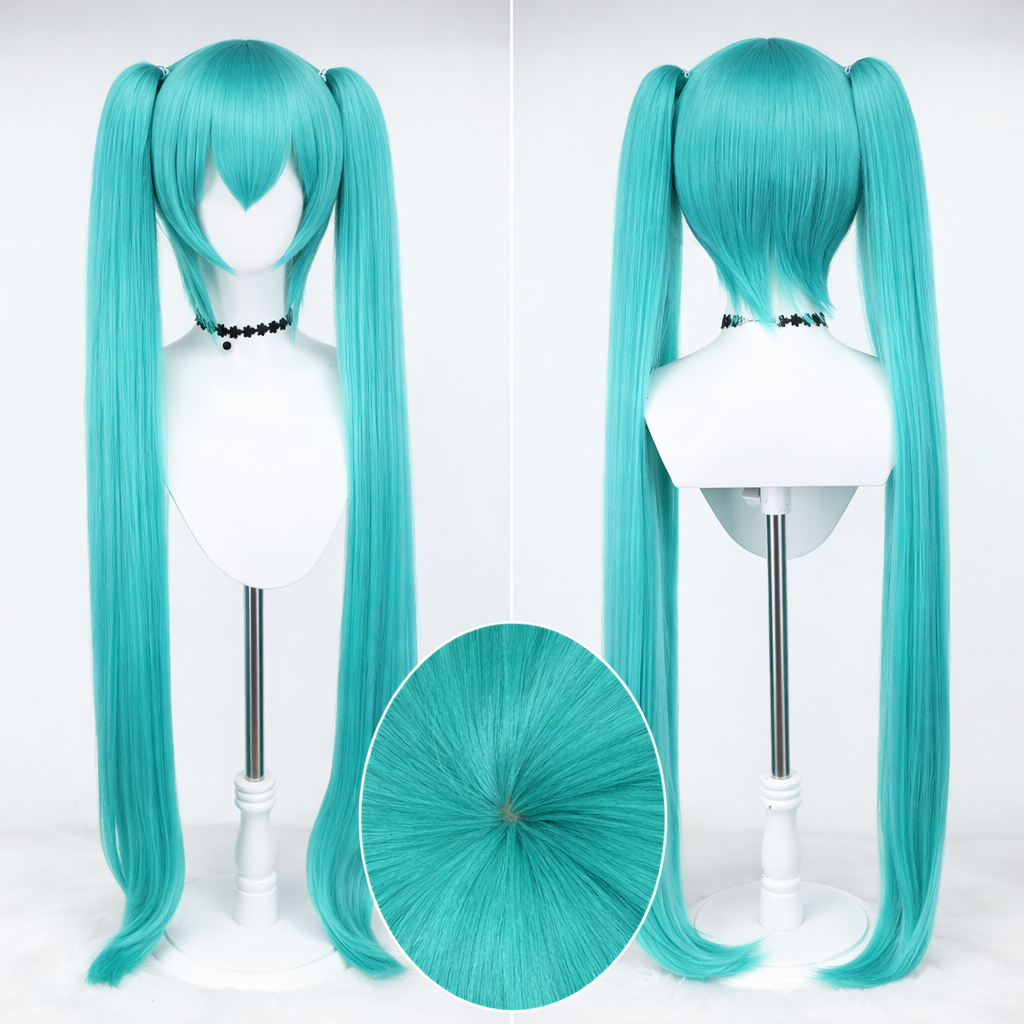 Hatsune Miku Wig – Long Twin Tail 110cm Cosplay Hair