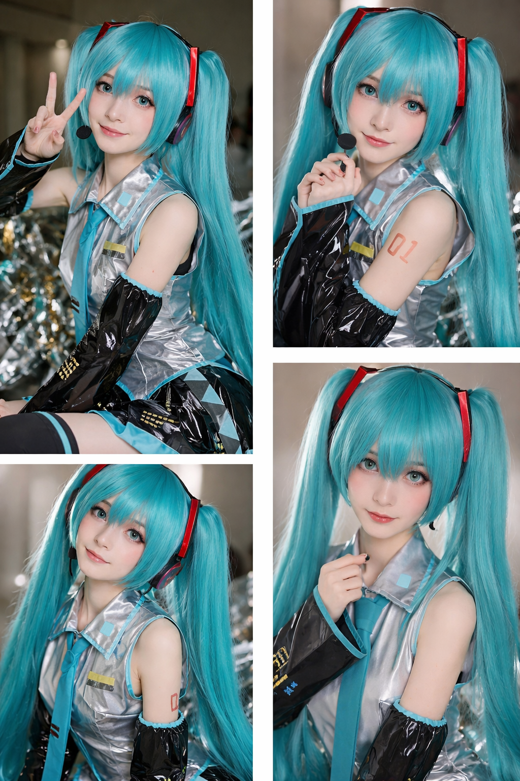 Hatsune Miku Wig – Long Twin Tail 110cm Cosplay Hair