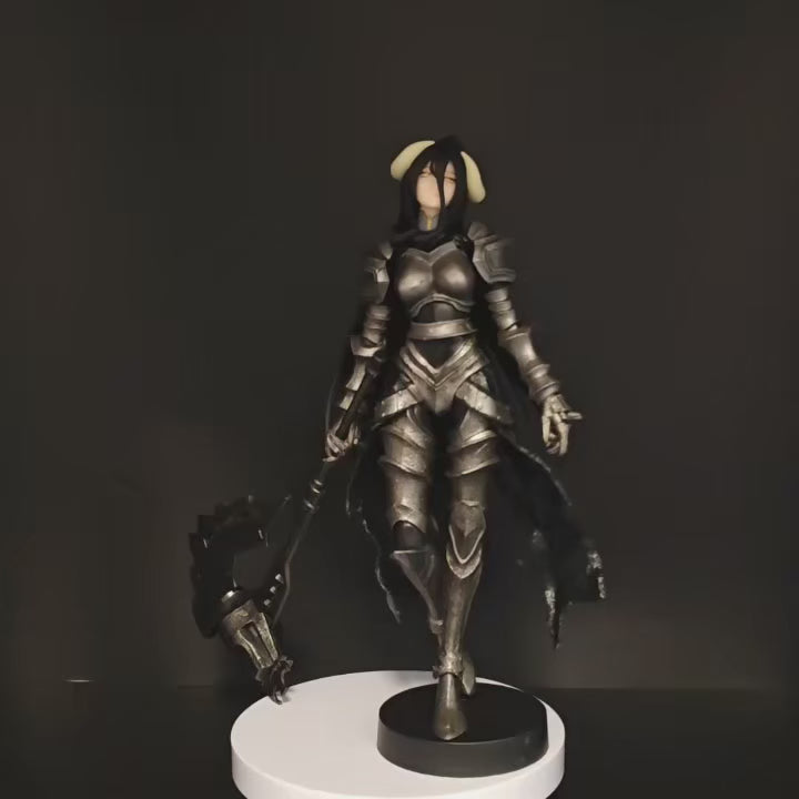 Overlord Albedo Figure Bundle – Winged & Armored 2-Piece Collectible Set