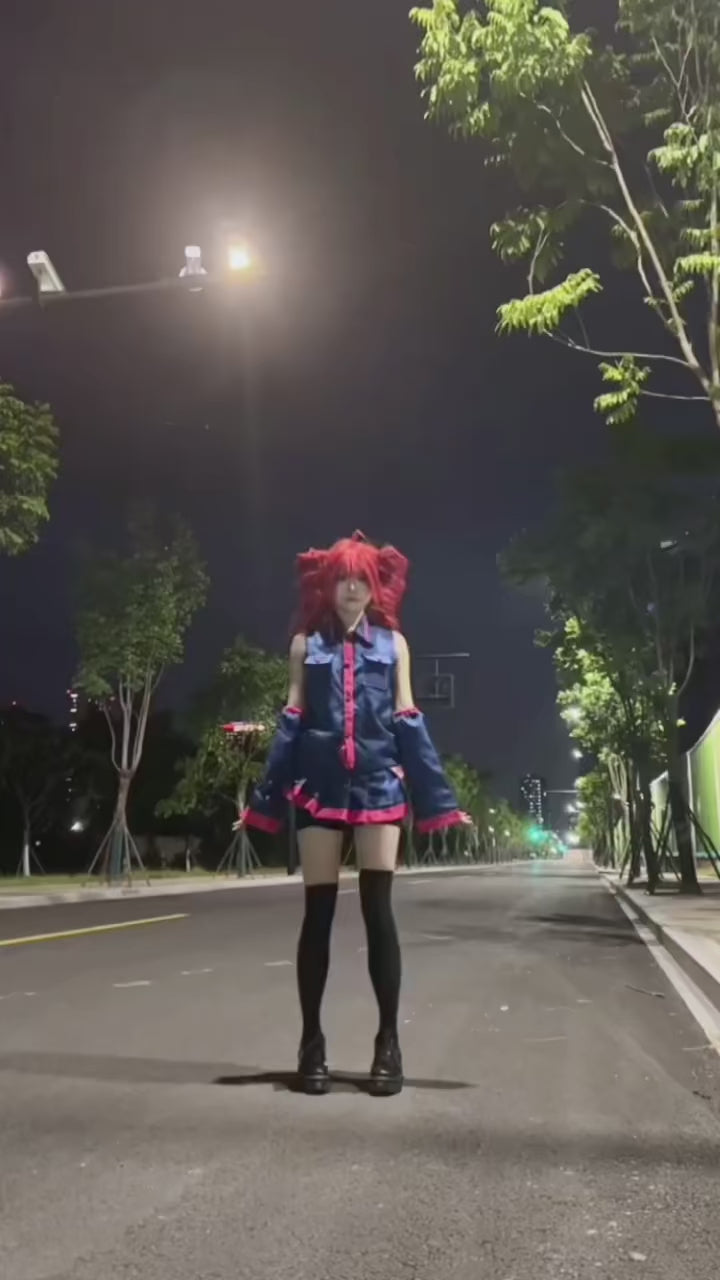 Kasane Teto Blue Dress Cosplay Costume – Vtuber Anime Uniform Set