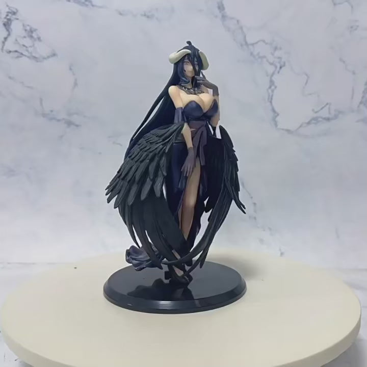 Overlord Albedo Figure Bundle – Winged & Armored 2-Piece Collectible Set