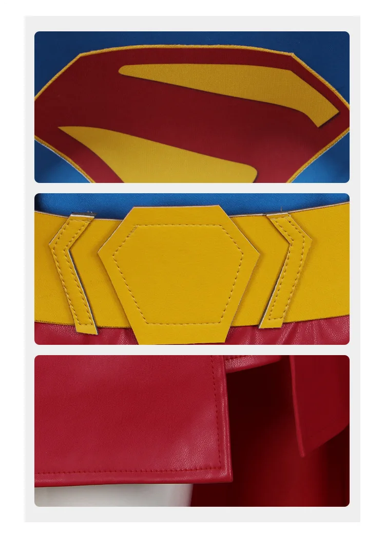 Women’s Superhero Cosplay Costume – Top Skirt & Cape Set