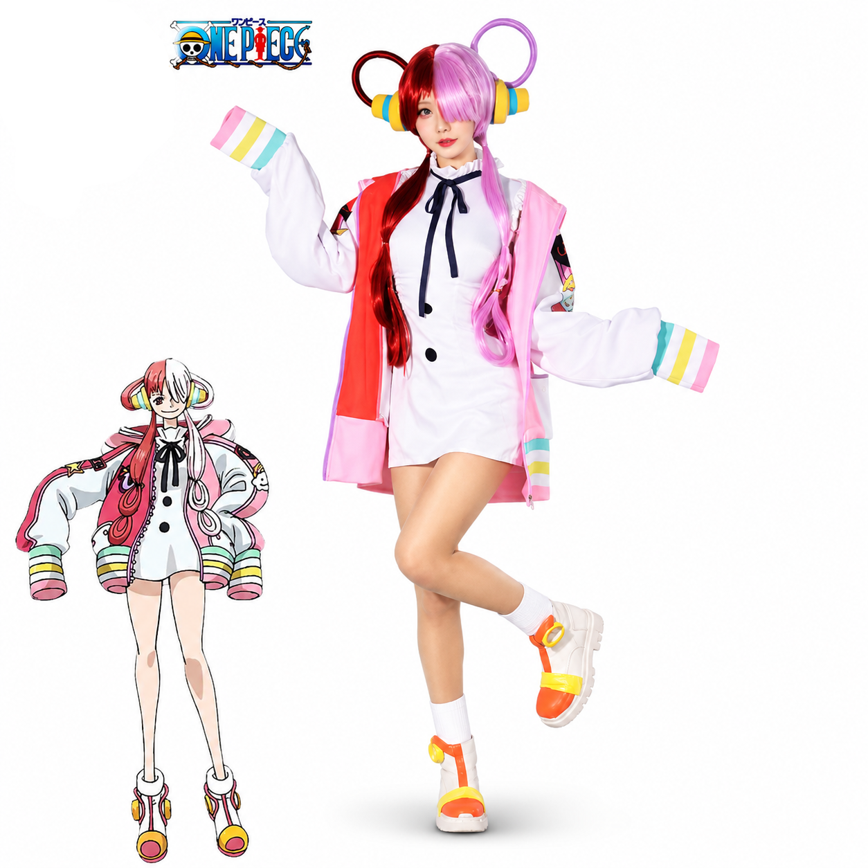 Uta Cosplay Coat – One Piece Film Red Anime Outfit