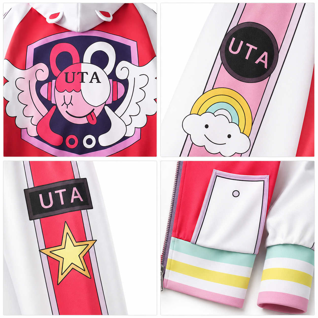 Uta Cosplay Coat – One Piece Film Red Anime Outfit